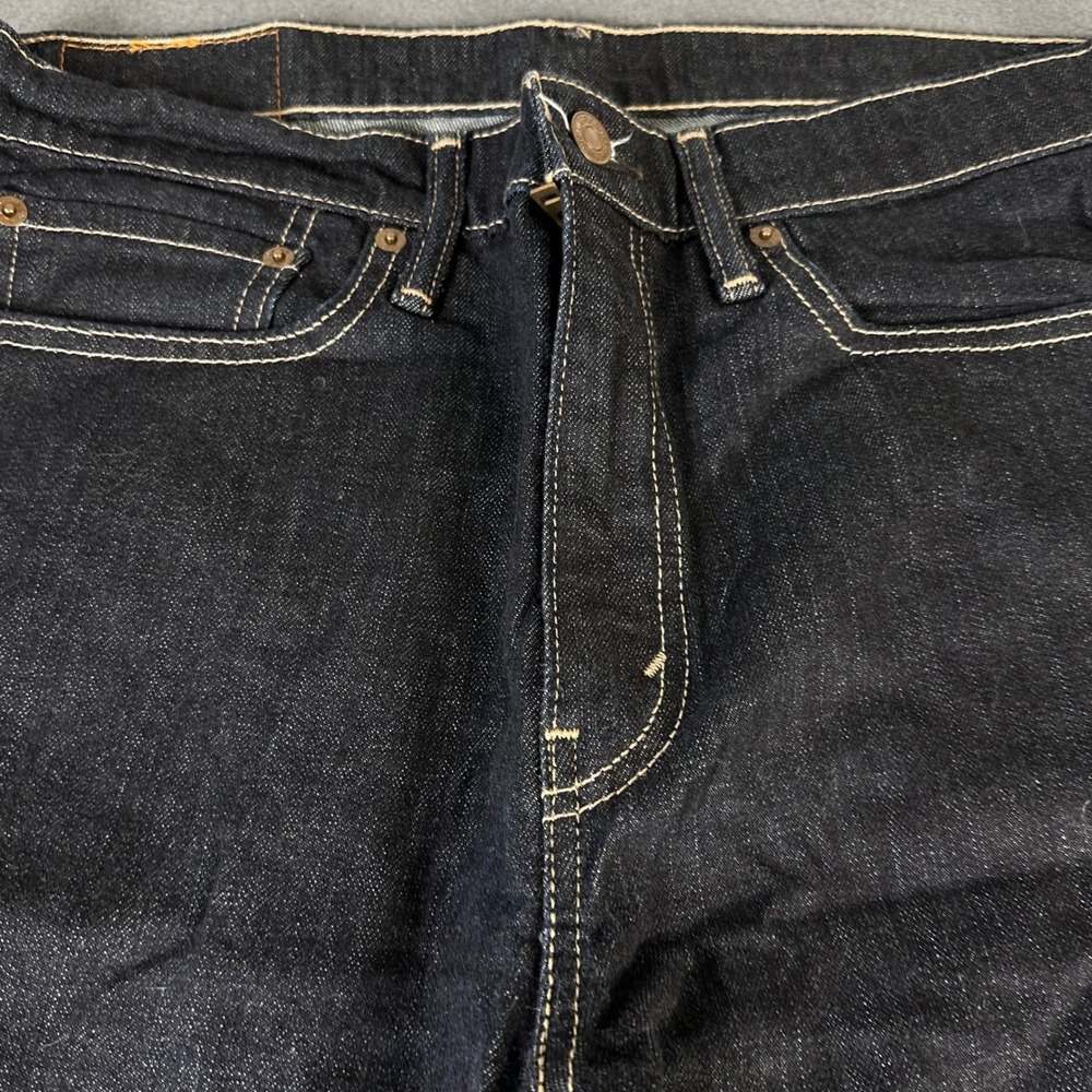 Levis 510 Skinny Fit Jeans Mens 34x30 Dark Wash Indigo Denim Pants 05510-0414 - Picture 3 of 15